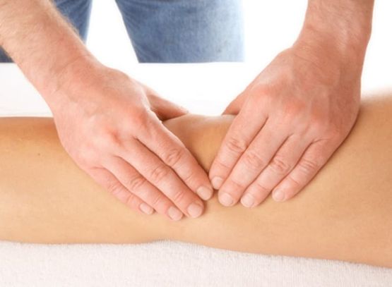Clínica San Martín masaje de pierna